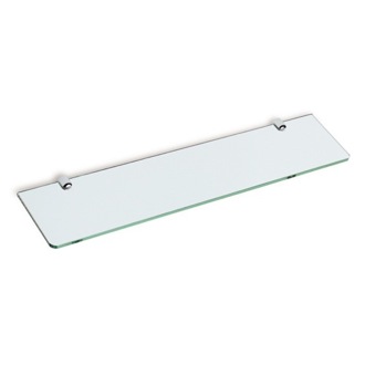 Bathroom Shelf Square 24 Inch Clear Glass Bathroom Shelf StilHaus Z04